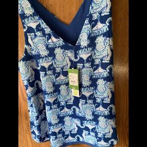Lilly Pulitzer Florin Sleeveless  NWT Reversible